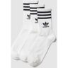 adidas Originals Socken mit Label-Detail im 3er-Pack, Größe 43/45 - EUR - Weiss - 43/45