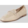 tamaris Loafers aus Leder in unifarbenem Design - women - BEIGE - 37;38;39;40;41