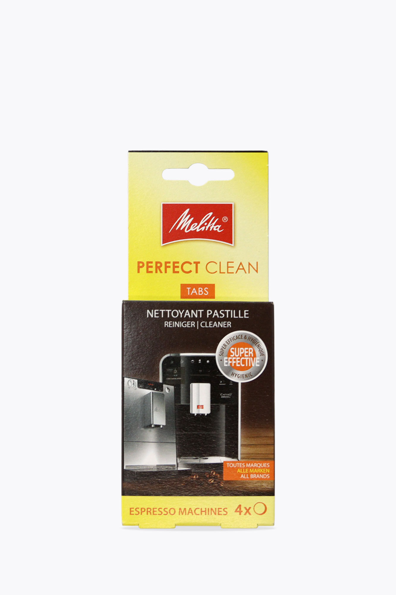 cleanyourmachine Melitta Perfect Clean Reinigungstabs für Kaffeevollautomaten 4 Stück