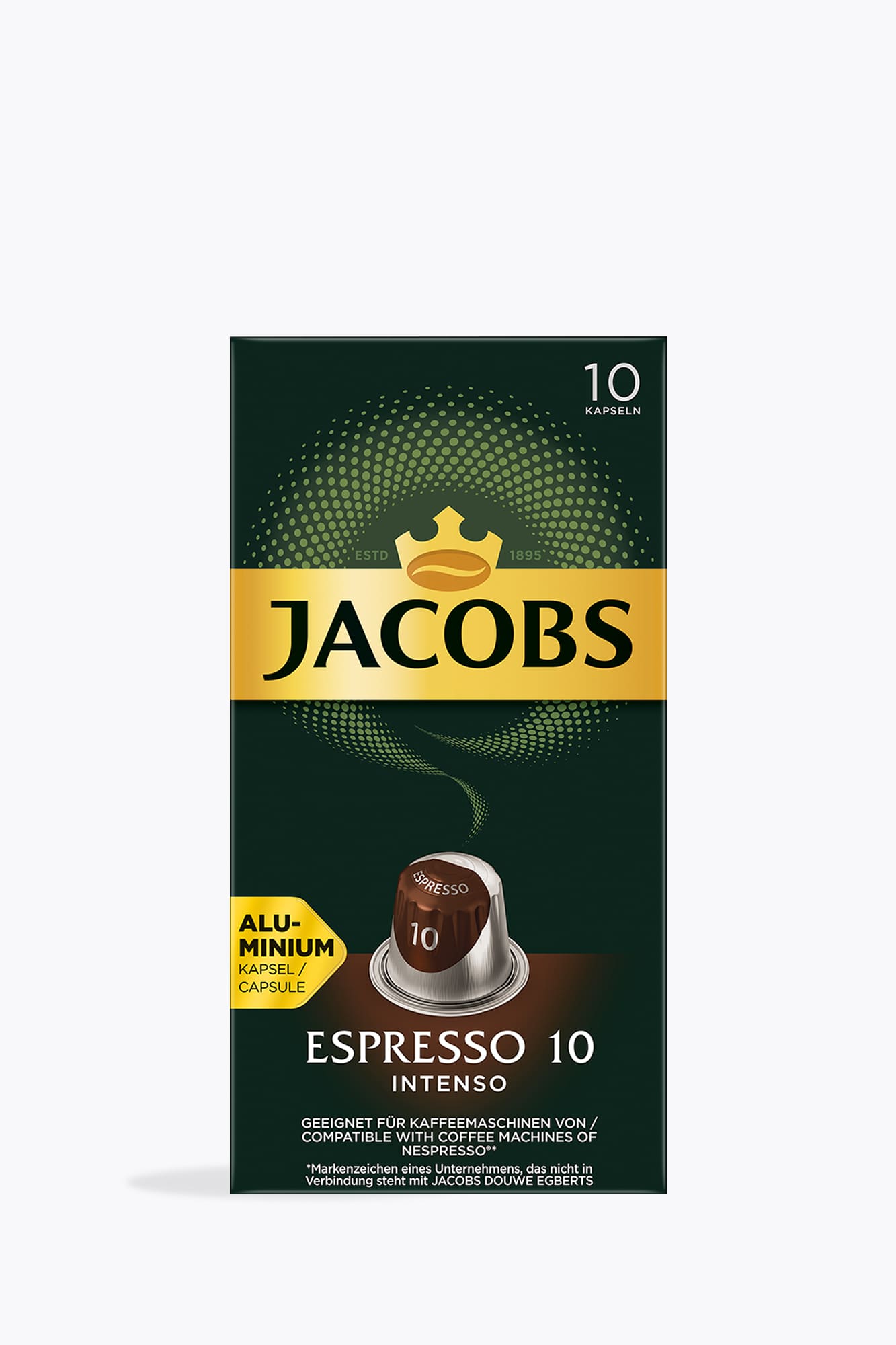 Jacobs JACOBS Kapseln Espresso Intenso 10 Nespresso® kompatibel