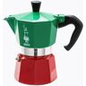 Bialetti Espressokocher Moka Express Tricolore 3 Tassen