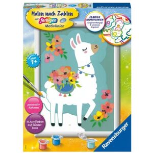 Ravensburger Verlag GmbH CreArt, Malen nach Zahlen Kinder - No Probllama Ravensburger Verlag GmbH CreArt, Malen nach Zahlen Kinder - No Probllama