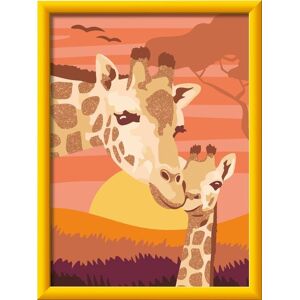 Ravensburger Verlag GmbH CreArt, Malen nach Zahlen Kinder - Giraffe mit Baby Ravensburger Verlag GmbH CreArt, Malen nach Zahlen Kinder - Giraffe mit Baby