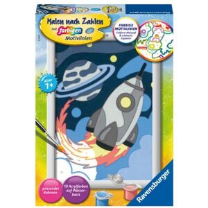Ravensburger Verlag GmbH CreArt, Malen nach Zahlen Kinder - Weltraumabenteuer Ravensburger Verlag GmbH CreArt, Malen nach Zahlen Kinder - Weltraumabenteuer