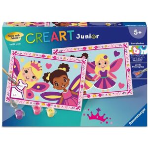 Ravensburger Verlag GmbH CreArt, Malen nach Zahlen Junior - Feen-Prinzessinnen Ravensburger Verlag GmbH CreArt, Malen nach Zahlen Junior - Feen-Prinzessinnen