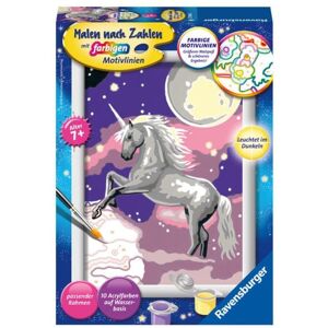 Ravensburger Verlag GmbH CreArt, Malen nach Zahlen Kinder - Einhorn Ravensburger Verlag GmbH CreArt, Malen nach Zahlen Kinder - Einhorn