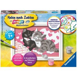 Ravensburger Verlag GmbH CreArt, Malen nach Zahlen Kinder - Kuschelkatzen Ravensburger Verlag GmbH CreArt, Malen nach Zahlen Kinder - Kuschelkatzen