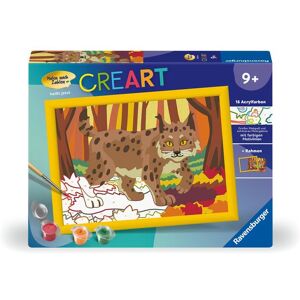 Ravensburger Verlag GmbH CreArt, Malen nach Zahlen Kinder - Luchs im Herbstwald Ravensburger Verlag GmbH CreArt, Malen nach Zahlen Kinder - Luchs im Herbstwald