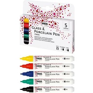 KREUL Porzellanstift 5er-Set - Glas- und Porzellanmalstifte KREUL Porzellanstift 5er-Set - Glas- und Porzellanmalstifte