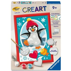 Ravensburger Verlag GmbH CreArt, Malen nach Zahlen mit Gips gießen - Fröhlicher Pinguin Ravensburger Verlag GmbH CreArt, Malen nach Zahlen mit Gips gießen - Fröhlicher Pinguin
