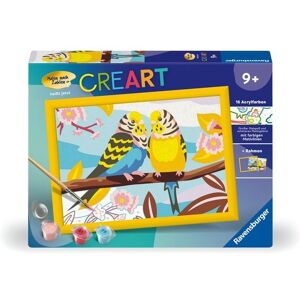 Ravensburger Verlag GmbH CreArt, Malen nach Zahlen Kinder - Bunte Wellensittiche Ravensburger Verlag GmbH CreArt, Malen nach Zahlen Kinder - Bunte Wellensittiche