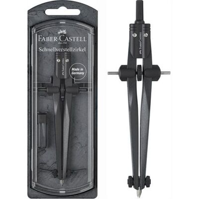 Faber-Castell Schnellverstellzirkel blackstone Faber-Castell Schnellverstellzirkel blackstone
