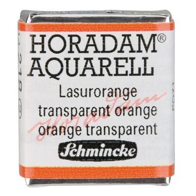 Schmincke Horadam Aquarell 1/2 Näpfchen, Lasurorange Schmincke Horadam Aquarell 1/2 Näpfchen, Lasurorange