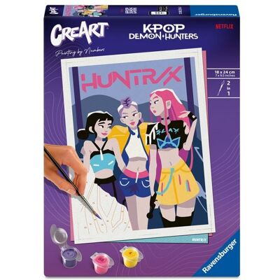 Ravensburger Verlag GmbH CreArt Adults Trend KPop Demon Hunters - HUNTR/X Ravensburger Verlag GmbH CreArt Adults Trend KPop Demon Hunters - HUNTR/X