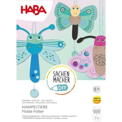 HABA 2013219 - SachenMacher DIY: Hampeltiere Flotte Falter, Schmetterlinge, Bastelset HABA 2013219 - SachenMacher DIY: Hampeltiere Flotte Falter, Schmetterlinge, Bastelset