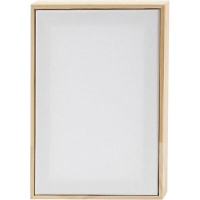 Creativ Company Gespannte Leinwand mit Rahmen, Größe 15,8x23,8 cm, 280 g, Weiß, 1 Stk Creativ Company Gespannte Leinwand mit Rahmen, Größe 15,8x23,8 cm, 280 g, Weiß, 1 Stk