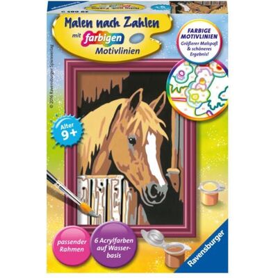 Ravensburger Verlag GmbH Ravensburger Malen nach Zahlen, Pferd im Stall, Malset Ravensburger Verlag GmbH Ravensburger Malen nach Zahlen, Pferd im Stall, Malset