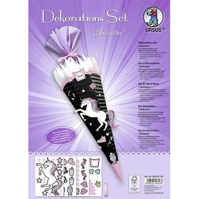 Ludwig Bähr Ursus Einhorn Dekorationsset - 4 Bögen Bastelkarton Ludwig Bähr Ursus Einhorn Dekorationsset - 4 Bögen Bastelkarton