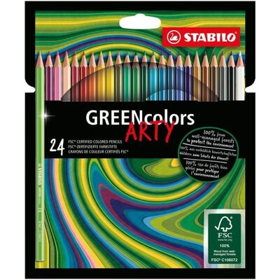 Stabilo Greencolors Arty Mehrfarbige Buntstifte - 24 Stück Stabilo Greencolors Arty Mehrfarbige Buntstifte - 24 Stück