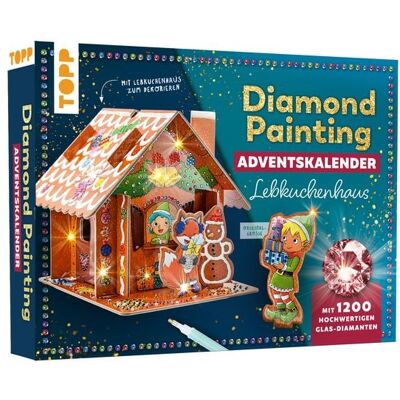Frechverlag GmbH Diamond Painting Adventskalender Lebkuchenhaus. Mit Material und Werkzeug Frechverlag GmbH Diamond Painting Adventskalender Lebkuchenhaus. Mit Material und Werkzeug