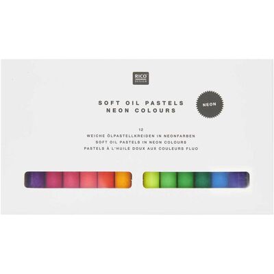 Rico Design GmbH & Co.KG Ölpastellkreide Neonfarben, 12 Farben Rico Design GmbH & Co.KG Ölpastellkreide Neonfarben, 12 Farben