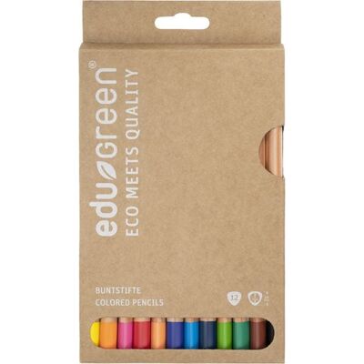 Edugreen Jumbo Buntstifte - Verschiedene Farben - 12 Stk Edugreen Jumbo Buntstifte - Verschiedene Farben - 12 Stk