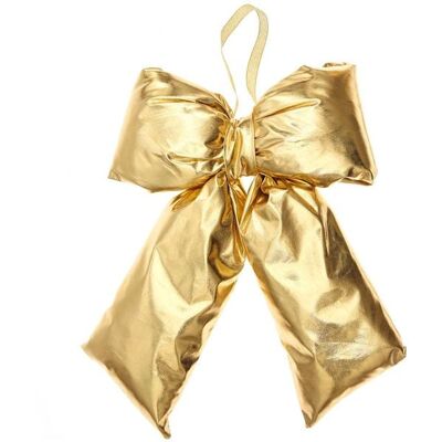 Rico Design GmbH & Co.KG Weihnachtsschleife zum Hängen, gold, 36x25x6cm Rico Design GmbH & Co.KG Weihnachtsschleife zum Hängen, gold, 36x25x6cm