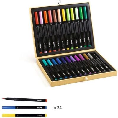 Djeco Farben: Filzstifte Box Djeco Farben: Filzstifte Box