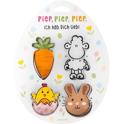 Sheepworld AG Ausstecher-Set Motiv 'Piep, piep, piep, ich hab Dich lieb!' Sheepworld AG Ausstecher-Set Motiv 'Piep, piep, piep, ich hab Dich lieb!'