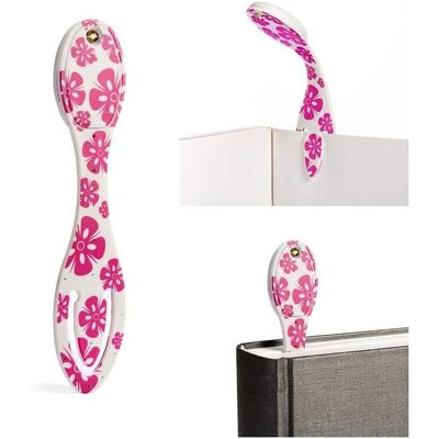 Bookchair Flexilight Pink Flowers 2-in-1 Leselampe & Lesezeichen - LED Bookchair Flexilight Pink Flowers 2-in-1 Leselampe & Lesezeichen - LED