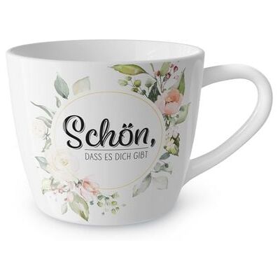 Geschenk für Dich :-) Maxibecher 400ml Blumen Geschenk für Dich :-) Maxibecher 400ml Blumen
