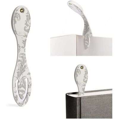 Bookchair Vertrieb Flexilight Leselicht White Flowers – Weißes 2-in-1 LED-Leselicht Bookchair Vertrieb Flexilight Leselicht White Flowers – Weißes 2-in-1 LED-Leselicht