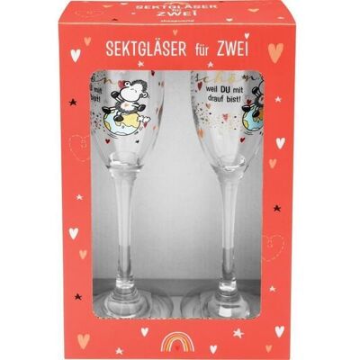 sheepworld - Secco-Glas-Set - Die Welt Ist Schön - Glas Set sheepworld - Secco-Glas-Set - Die Welt Ist Schön - Glas Set