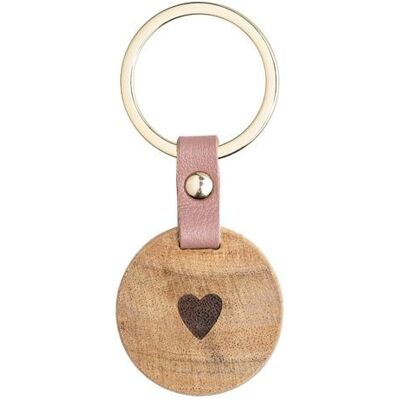 Räder Schlüsselanhänger aus Holz - Herz Räder Schlüsselanhänger aus Holz - Herz