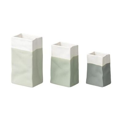 Räder Vase Mini Porzellantüte 3er Set, grüntöne Räder Vase Mini Porzellantüte 3er Set, grüntöne