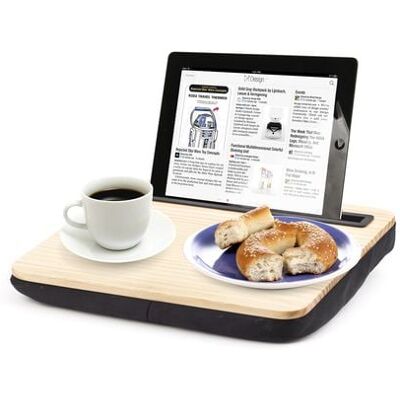 Kikkerland Holz iBed Lap Desk - Holz, Rutschfest, Für iPad Kikkerland Holz iBed Lap Desk - Holz, Rutschfest, Für iPad