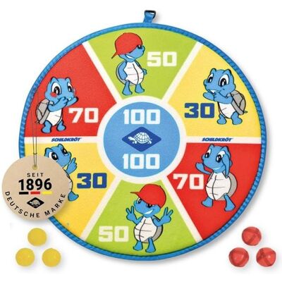 MTS Sportartikel-Vertriebs GmbH Schildkröt Soft Dart Set, Klett Dartscheibe beidseitig bedruckt Ø38cm, 6 Klettbälle, Indoor Outdoor Dartspiel MTS Sportartikel-Vertriebs GmbH Schildkröt Soft Dart Set, Klett Dartscheibe beidseitig bedruckt Ø38cm, 6 Klettbälle, Indoor Outdoor Dartspiel