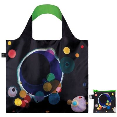 LOQI WASSILY KANDINSKY Einige Kreise Recycelte Tasche LOQI WASSILY KANDINSKY Einige Kreise Recycelte Tasche