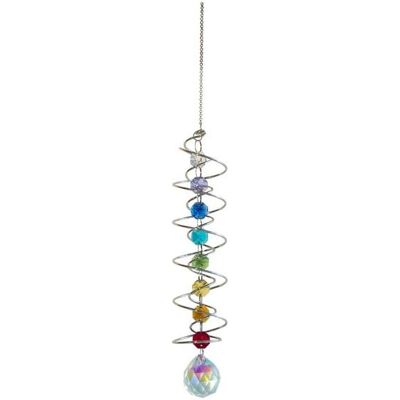 Saraswati "Suncatcher ""Helix Spirale"" verchromt" Saraswati "Suncatcher ""Helix Spirale"" verchromt"