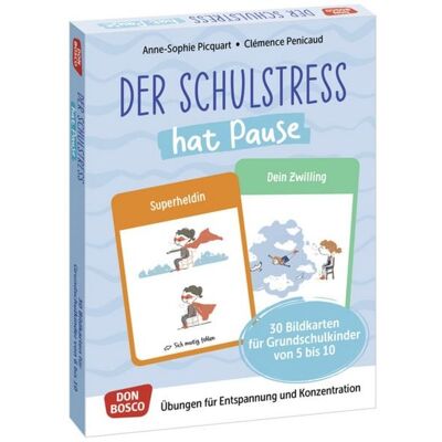 Don Bosco Der Schulstress hat Pause. 30 Bildkarten für Grundschulkinder von 6 bis 10 Don Bosco Der Schulstress hat Pause. 30 Bildkarten für Grundschulkinder von 6 bis 10