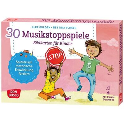 Don Bosco 30 Musikstoppspiele. Bildkarten für Kinder Don Bosco 30 Musikstoppspiele. Bildkarten für Kinder
