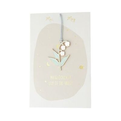 Räder Kette Geburtsblume - Maiglöckchen Räder Kette Geburtsblume - Maiglöckchen