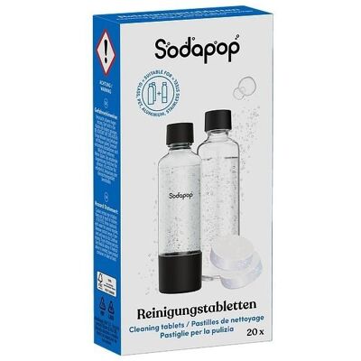 SODAPOP Reinigungstabletten 20 Stück SODAPOP Reinigungstabletten 20 Stück