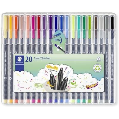 STAEDTLER triplus fineliner 334 Fineliner, 20er Set, 334 SB20 STAEDTLER triplus fineliner 334 Fineliner, 20er Set, 334 SB20