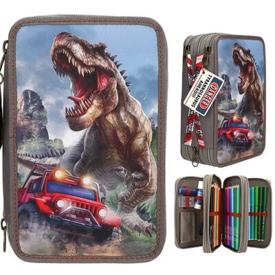 Depesche Vertrieb GmbH Co. KG Dino World 3 Fach Federtasche NEW WORLD Depesche Vertrieb GmbH Co. KG Dino World 3 Fach Federtasche NEW WORLD