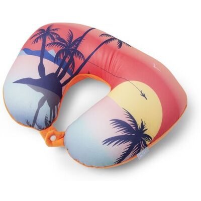 Thalia "2-in-1-Reisekissen Nackenhörnchen, ""Sunset Island""" Thalia "2-in-1-Reisekissen Nackenhörnchen, ""Sunset Island"""