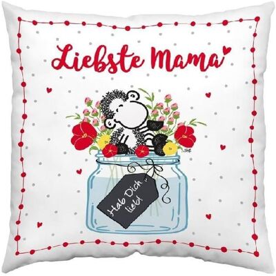 Sheepworld "Baumwoll-Kissen ""Liebste Mama""" Sheepworld "Baumwoll-Kissen ""Liebste Mama"""
