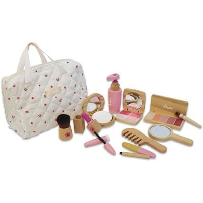 VEDES Großhandel GmbH - Ware Amia Holz Kosmetik-Set, inklusive Tasche VEDES Großhandel GmbH - Ware Amia Holz Kosmetik-Set, inklusive Tasche