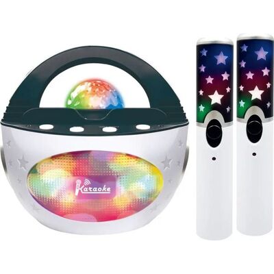 VEDES Großhandel GmbH - Ware Boogie Bee Karaoke Lautsprecher, 2 Mikrofone VEDES Großhandel GmbH - Ware Boogie Bee Karaoke Lautsprecher, 2 Mikrofone