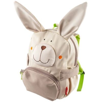 Sigikid 25437 - Rucksack Hase mit 3D-Details, beige, Kinderrucksack Sigikid 25437 - Rucksack Hase mit 3D-Details, beige, Kinderrucksack